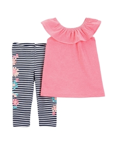Conjunto Bata e Legging Listrada - Carter´s