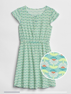 Vestido GAP verde