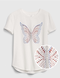 T-shirt GAP borboleta