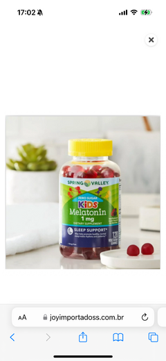 Melatonina Infantil 1mg 120 Gomas - Spring Valley