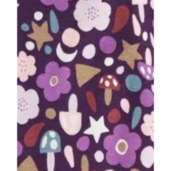 Kit de Body 4 Peças Floral Roxo - Carter´s na internet