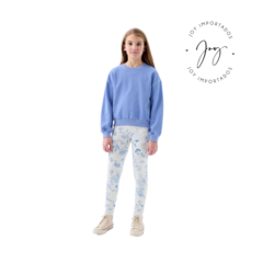 Legging Floral Branca e Azul - GAP na internet