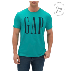 Camiseta Verde Logo Preta - GAP