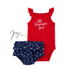 Conjunto Calcinha e Body Vermelho - Carter´s