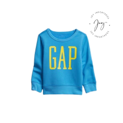 Moletom Azul logo Amarela - GAP