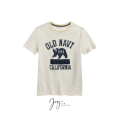 Camiseta Off White Urso - Old Navy
