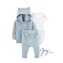 Conjunto Atoalhado Urso - Carter's