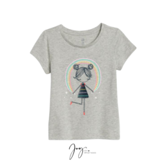 T-shirt Cinza Menina - GAP