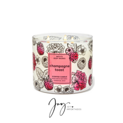 Vela 3 pavios Champagne Toast - Bath & Body Works 411g