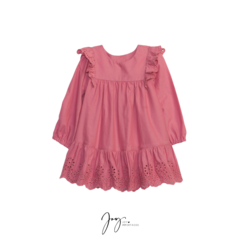 Vestido Manga longa Rosa - GAP