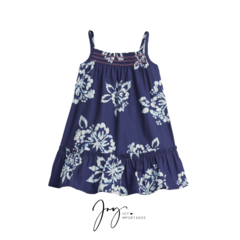 Vestido Floral Azul Marinho - GAP