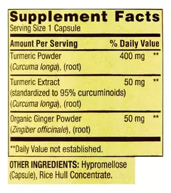 Curcumina De Cúrcuma 500 Mg 180 Comprimidos - Spring Valley na internet