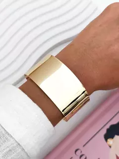 P351 - PULSERA BRAZALETE DORADO
