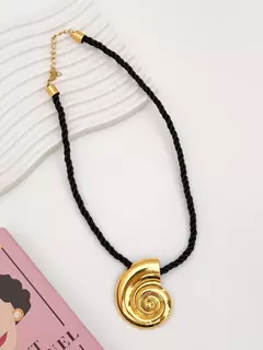 C359 - COLLAR CORDÓN CARACOL - comprar online