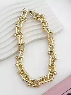C366 - CADENA ESLABONES DORADOS