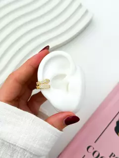 A570 - ARO CUFF DORADO DOBLE