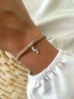 Imagen de PP191 - PULSERA DE HILO OSITO COLGANTE - REGULABLE