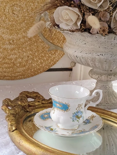 Duo de Cafe en Porcelana Inglesa Bone China de coleccion (49)