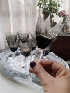 9 Copas para Vino Blanco de gran tallado "Fume" - tienda online