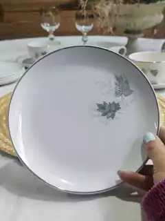 7 Platos de Postre de Loza Nacional Hardfort motivo otoñal en internet