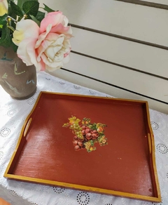 Bandeja de Fibrofacil pintada Decorada - comprar online