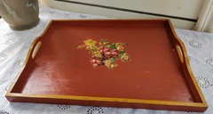 Bandeja de Fibrofacil pintada Decorada en internet