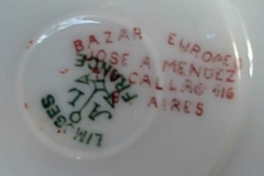 Duo de Cafe en Porcelana Francesa Limoges Shabby Chic de coleccion en internet