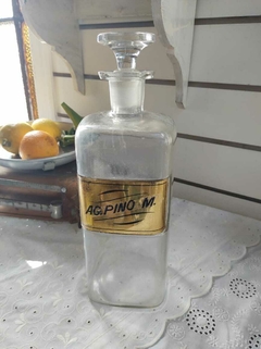 Gigante Frasco de Farmacio Ag. Pino 32 cm