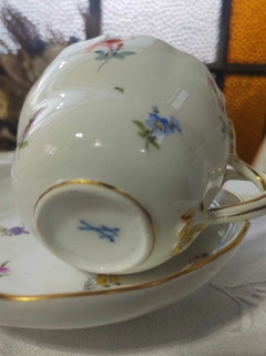 Duo de Te en Porcelana Alemana Meissen de coleccion - 2Gardenias Bazar antiguo & Deco