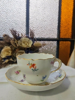 Duo de Te en Porcelana Alemana Meissen de coleccion - comprar online