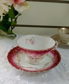 Duo de Te en Porcelana Alemana de Coleccion
