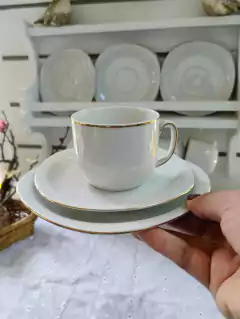 Juego de 6 Duos para Te en Porcelana Verbano linea blanca - comprar online