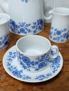 Duo de Te en Porcelana Marly flores azules en internet