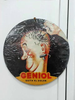 Cartel de Chapa Geniol 20 cm - comprar online