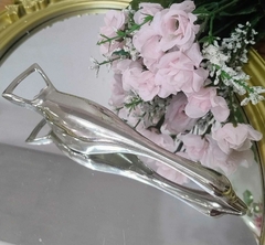 Destapador Sacacorcho de metal cromado motivo cisne en internet