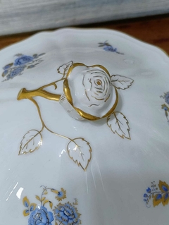 Bombonera en Porcelana Verbano flores Azules - tienda online