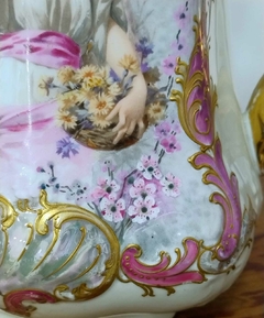 Gigante Jarra de Porcelana Francesa Limoges - tienda online