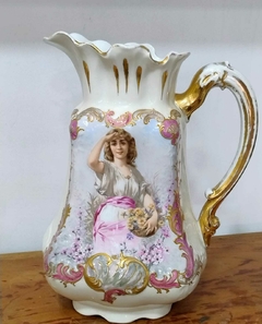 Gigante Jarra de Porcelana Francesa Limoges - comprar online