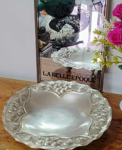 Imagen de Centro de Mesa de Alpaca Trabajada con baño de plata