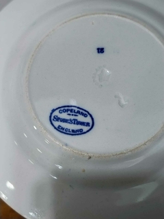 Dulcera o Azucarera en Loza Inglesa Copeland tonos azules (Tapa pegada) - comprar online
