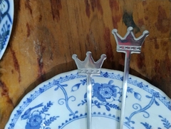 Tenedor Pinche en acero "Corona" ideal picadas - 2Gardenias Bazar antiguo & Deco