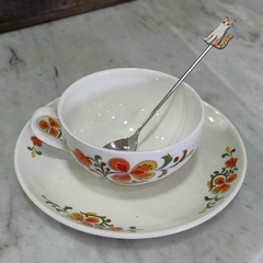 Cucharita de Te en Acero "Gato" esmaltada en internet