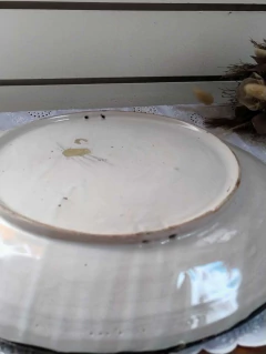 Gigante Plato de Ceramica Pintado a mano Firmado en internet
