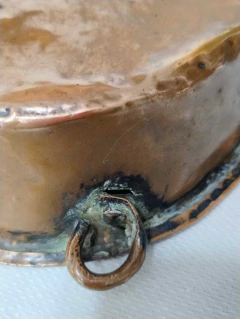 Imagen de Cacharro Paila en Cobre muy decorativo 19.5 cm