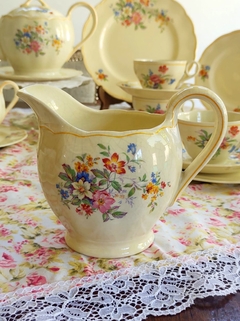 Juego de Te y Postre en Loza Inglesa Grindley creampetal - 2Gardenias Bazar antiguo & Deco