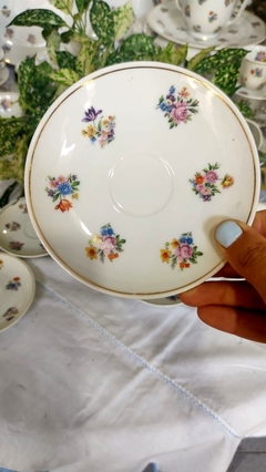 Duo de Cafe en Porcelana Francesa Limoges Raynaud - 2Gardenias Bazar antiguo & Deco