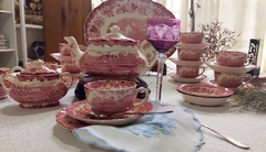 Juego de Te en Loza Inglesa Royal Worcester Scenes en internet