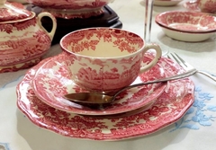 Juego de Te en Loza Inglesa Royal Worcester Scenes - 2Gardenias Bazar antiguo & Deco