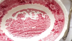 Ensaladera Oval en Loza Inglesa Irostone Adams escenas Rojo bowl en internet