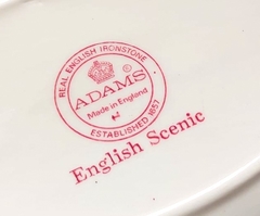 Ensaladera Oval en Loza Inglesa Irostone Adams escenas Rojo bowl - 2Gardenias Bazar antiguo & Deco